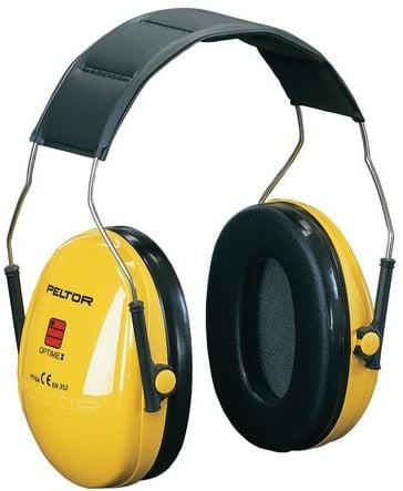 3M™ PELTOR™ Optime™ I Øreklokker, gul, hodebøyle, H510A-401-GU