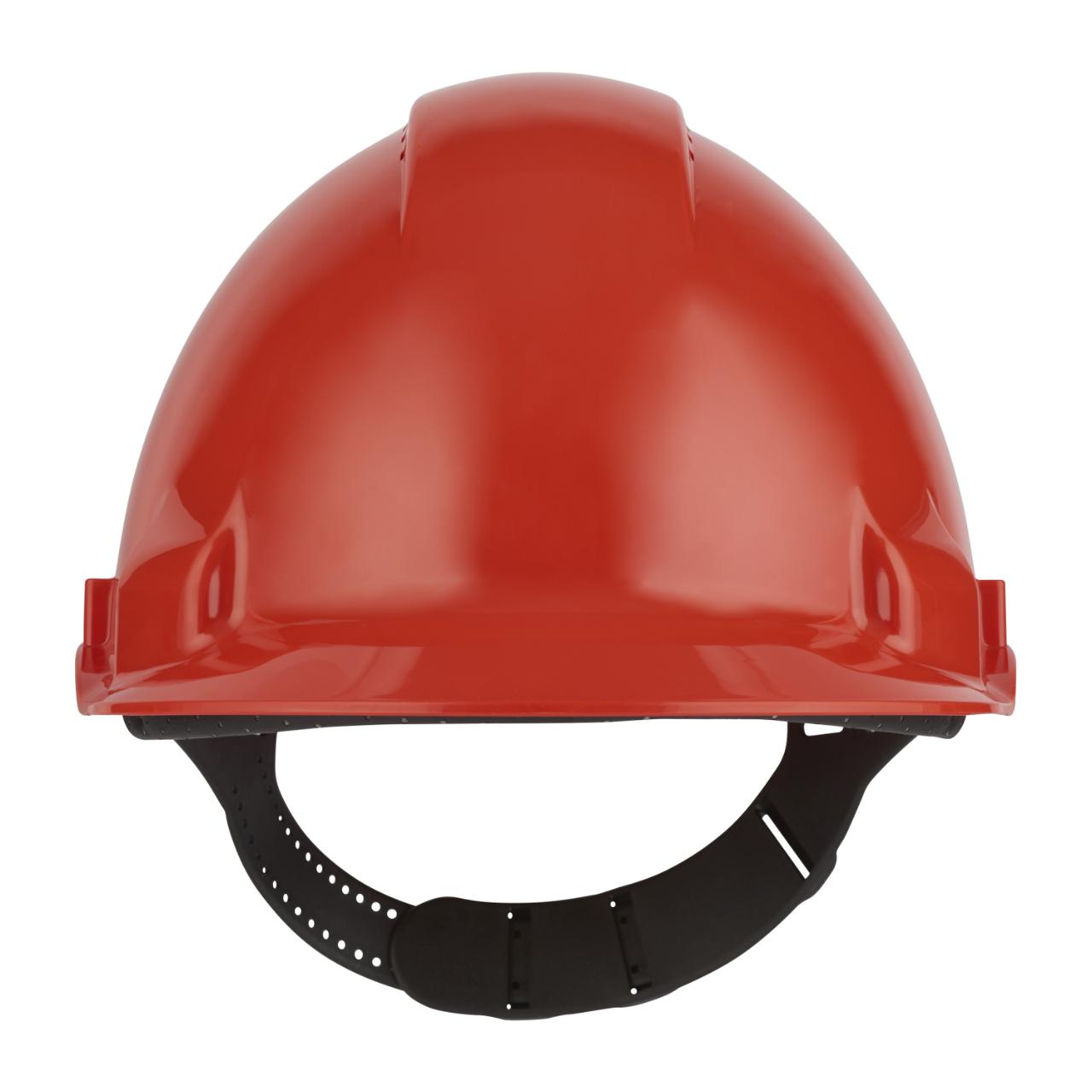 3M™ Vernehjelm, Uvicator, pinnestramming, ventilert, svettebånd av plast, rød, G3000CUV-RD