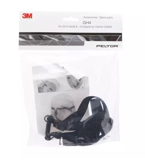 3M™ Safety Helmet Chinstrap for Hard Hat Series G3000, 3-Point, GH4