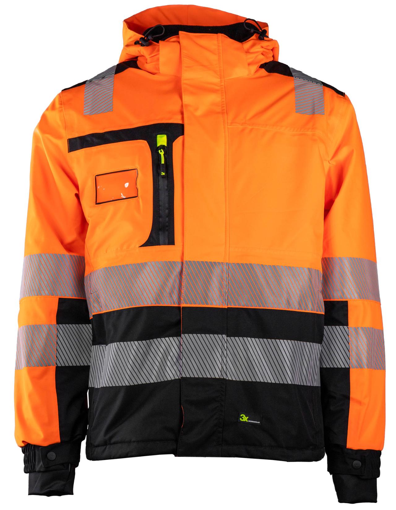 Tor Unisex Jakke Foret Fluoriserende EN20471 kl3 Oransje/Sort