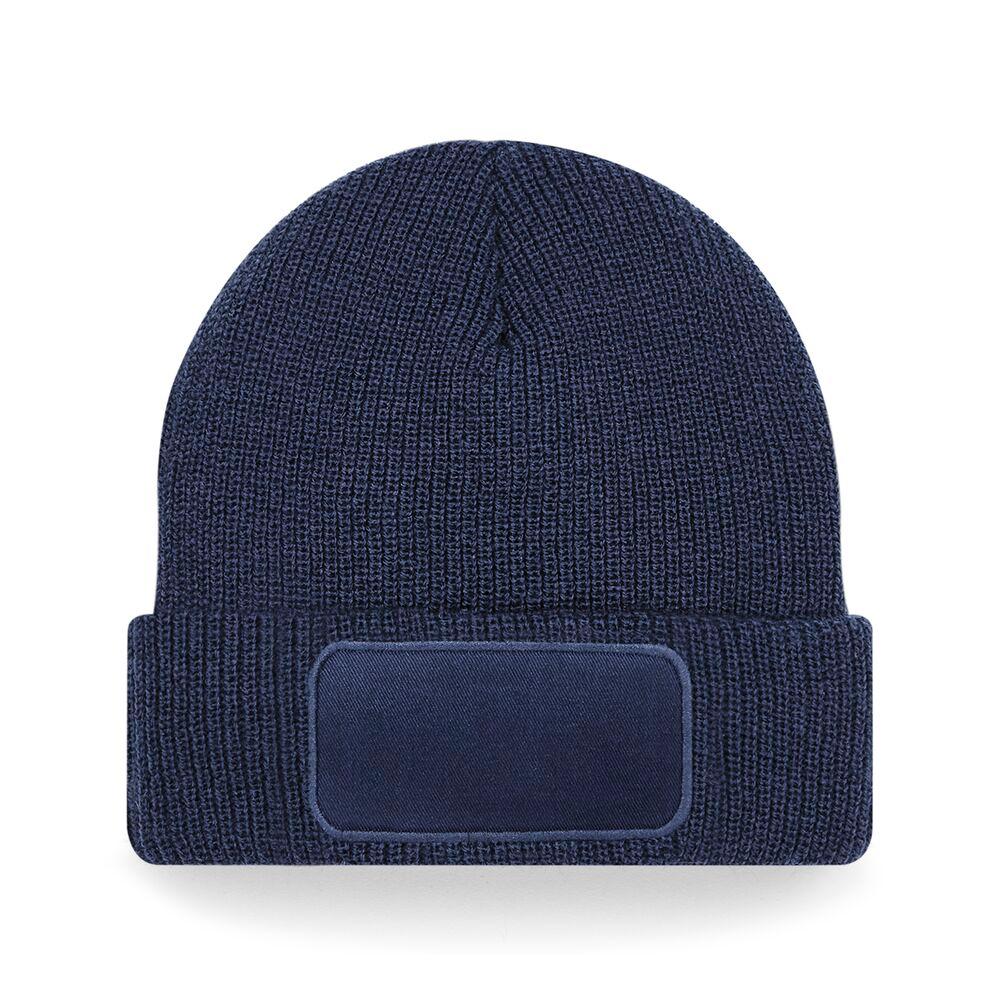 B440 Thinsulate™ Patch Beanie French Navy