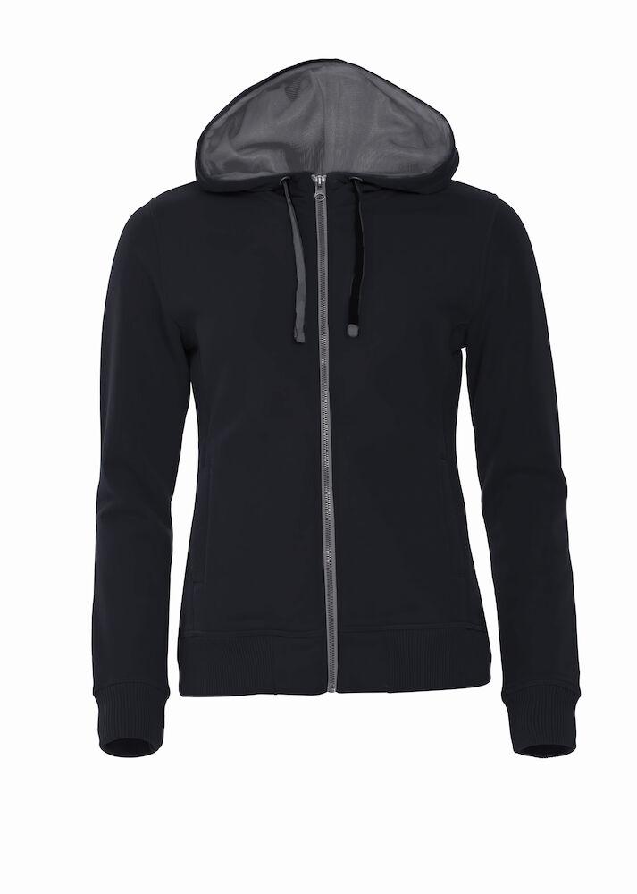 Classic Hoody Full Zip Ladies Black