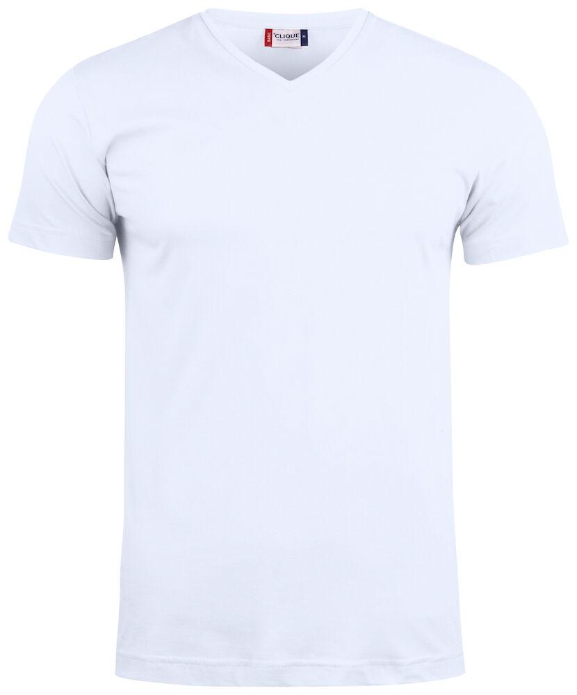 Basic-T V-neck White
