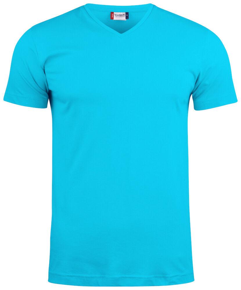 Basic-T V-neck Turquoise
