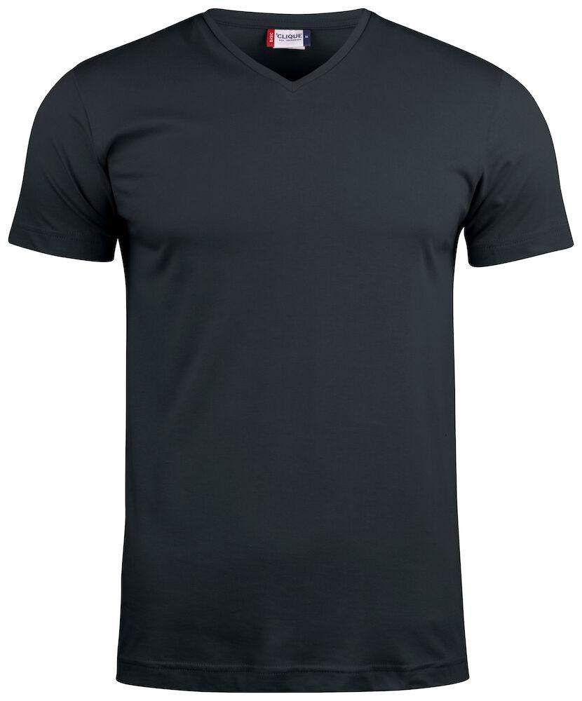 Basic-T V-neck Black