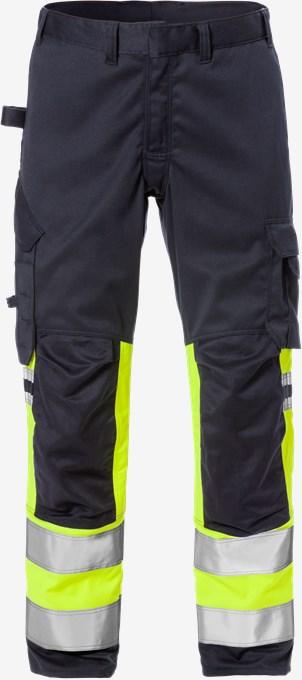 2162 ATHF FLAMSTAT TROUSER HIVIS YELLOW/NAVY