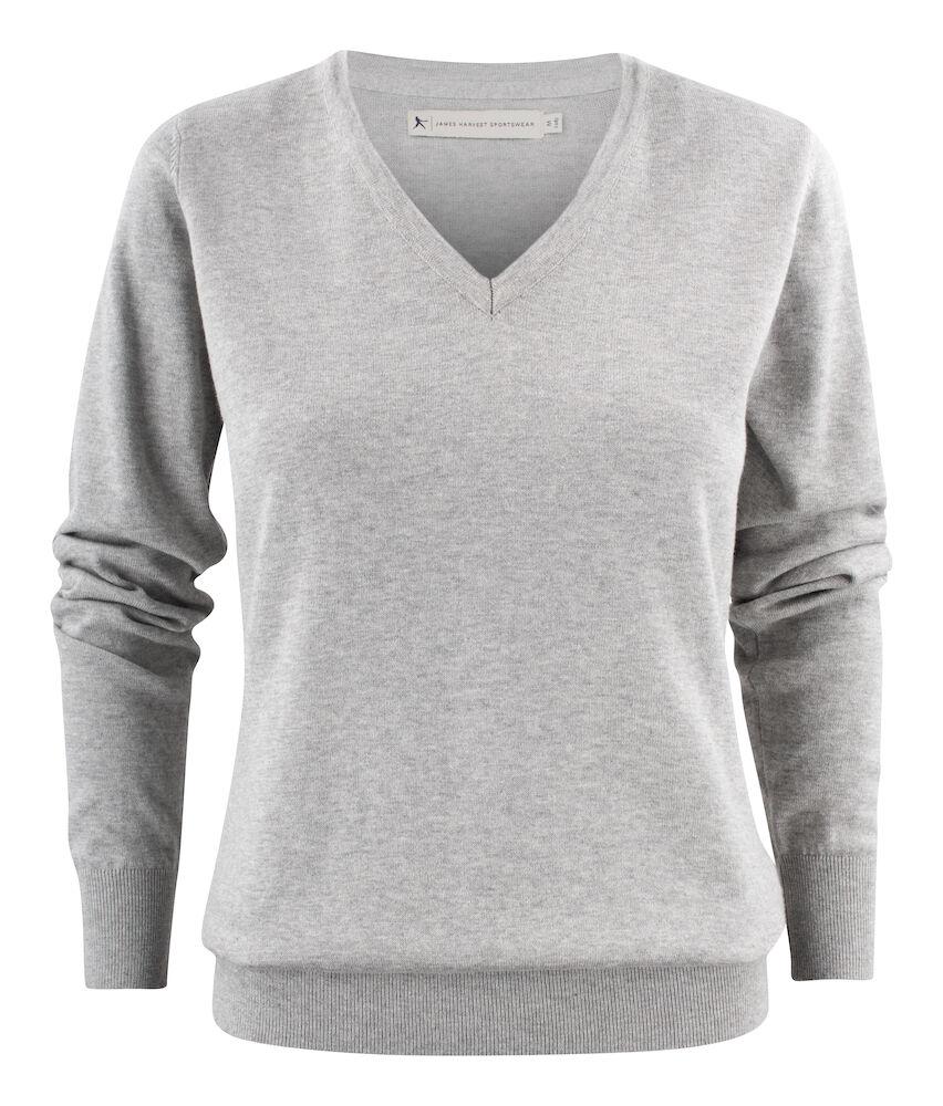 Ashland Lady V-neck Grey Melange