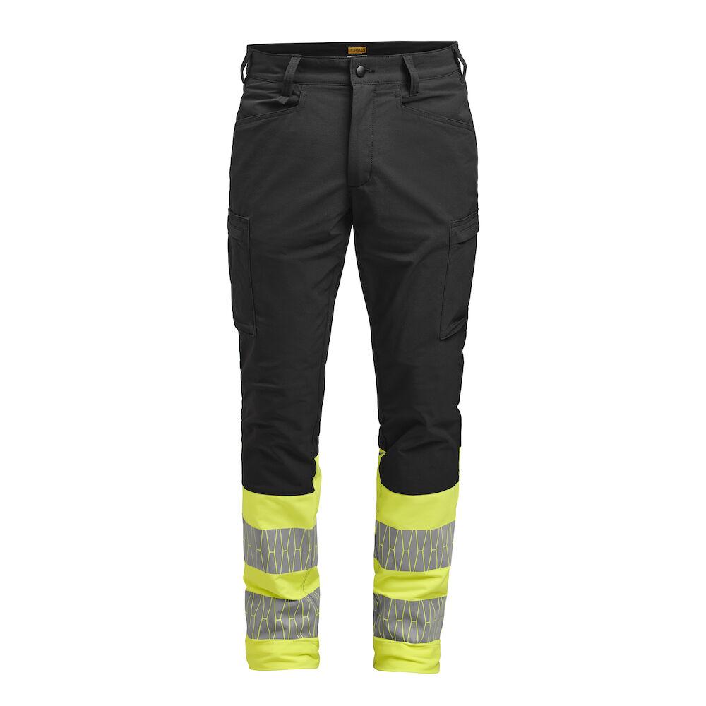 Service trouser stretch Hi-Vis Black/HV Yellow