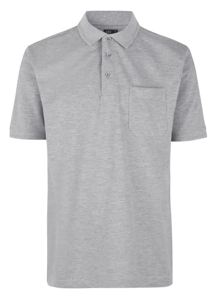 PRO Wear poloshirt ID0320 grå melange