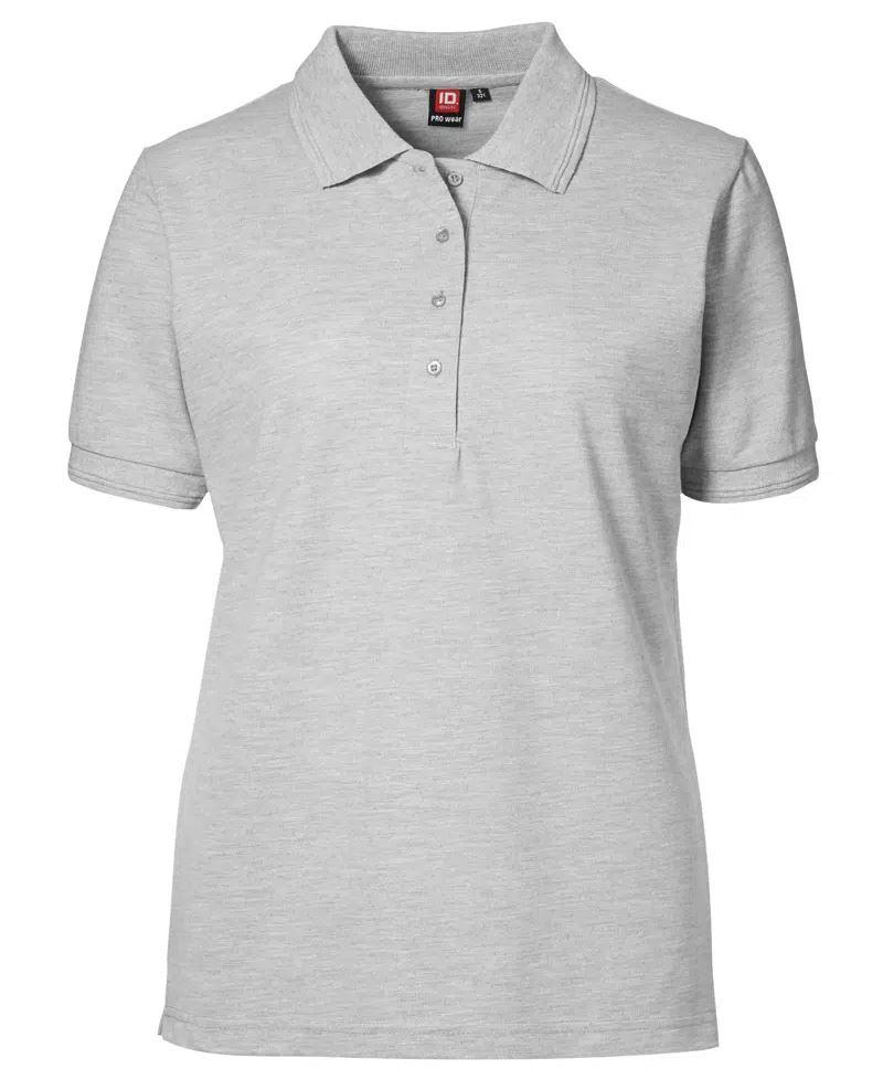 PRO Wear poloshirt dame D0321 grå melange