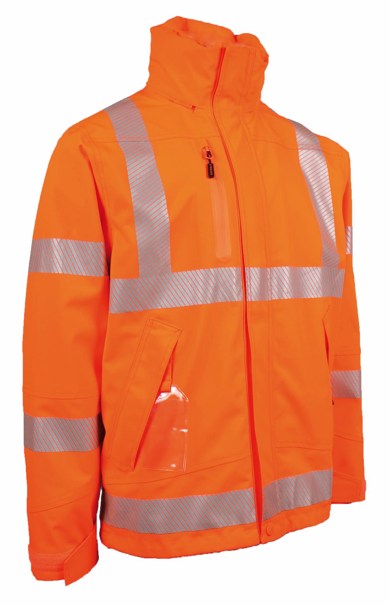 Jakke 4-veis stretch, Hi-Vis Oransje/Sort