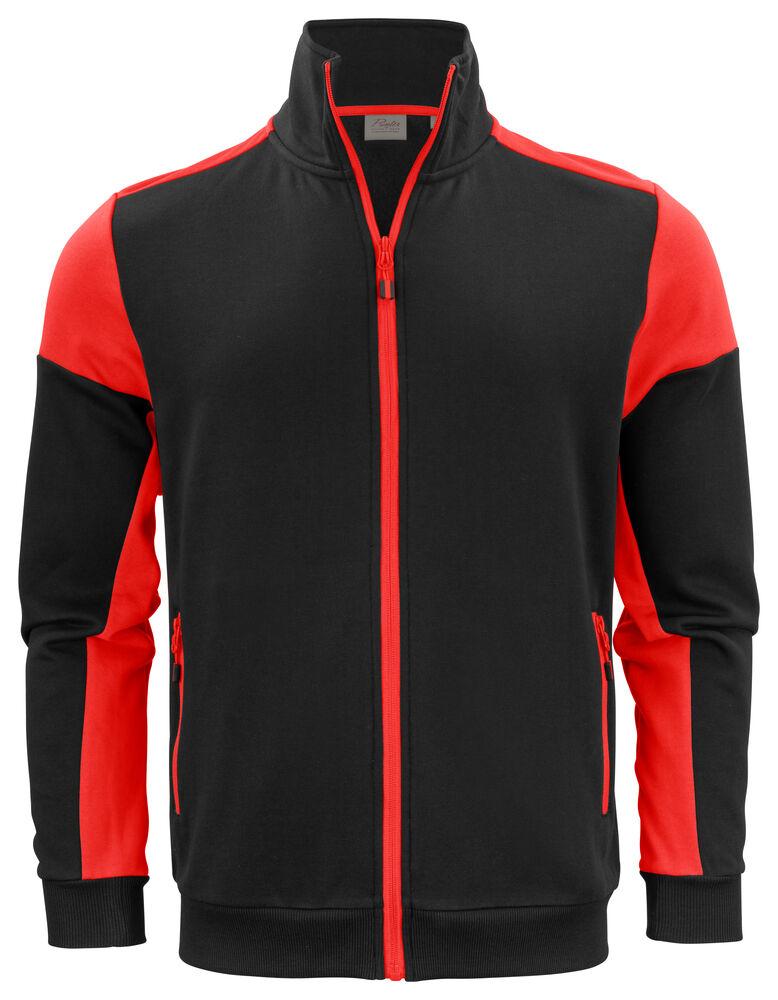 Prime Sweatshirt Jkt Black/Red