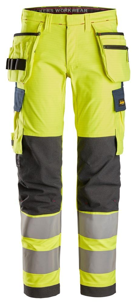 6268 ProtecWork, Flammehemmende Arbeidsbukse med stretch og hylsterlommer, Klasse 2