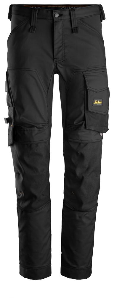 6341 AllroundWork, Arbeidsbukse med stretch Sort