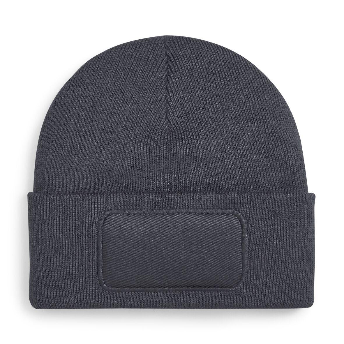 B445 Original Patch Beanie Graphite Grey
