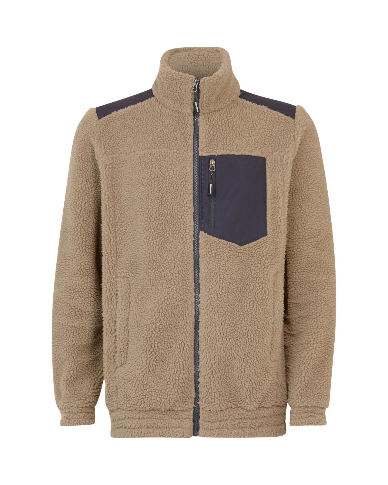 TEDDY FLEECE JACKET/BEIGE