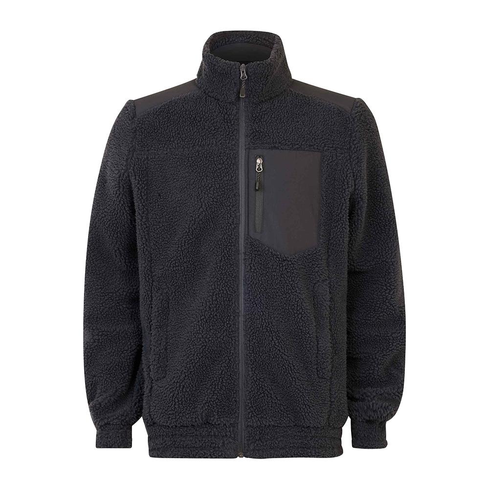 TEDDY FLEECE JACKET/CHARCOL