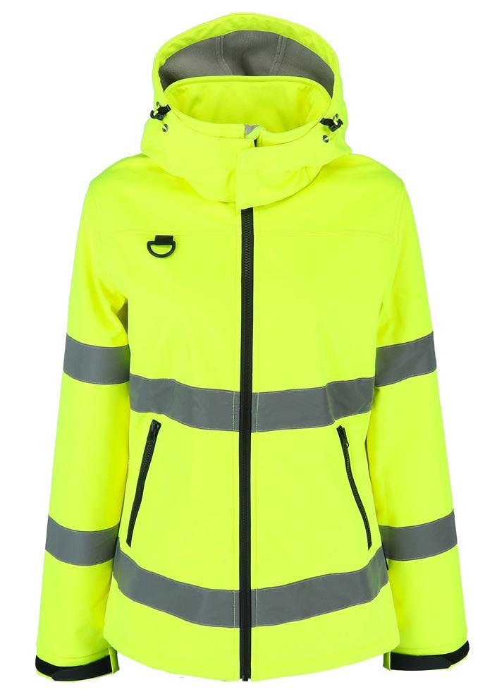 Calomel Softshelljacket High Vis Lady, Safety Yellow