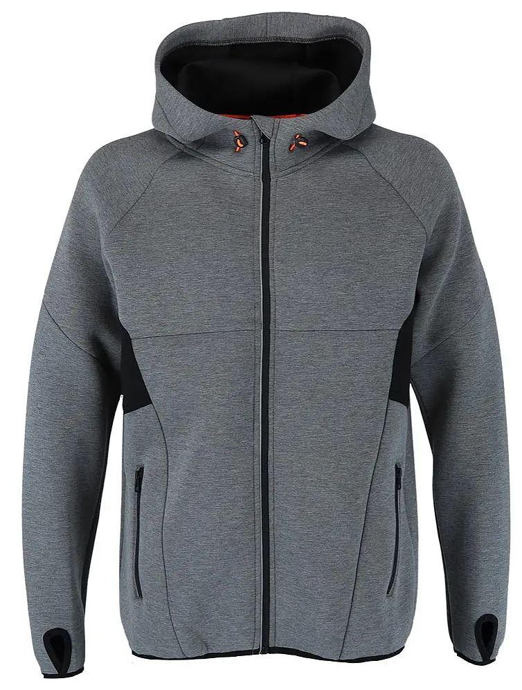 Feldspar Hooded Jacket, Grey Melange